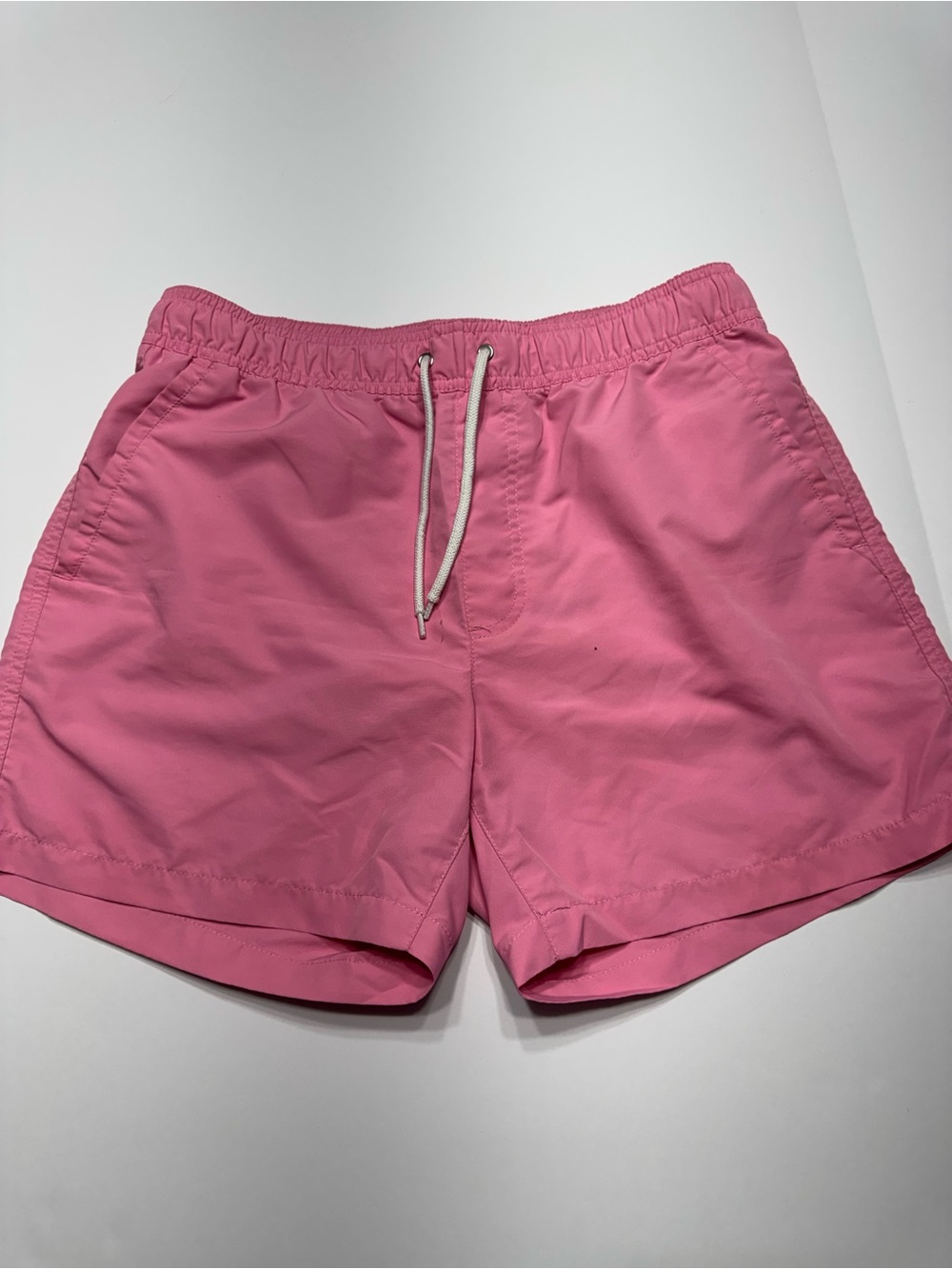 Forever 21 Men’s Solid Pink Swim Trunks with Drawstring